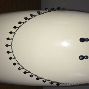 Necklace and earrings